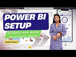 How to Set Up Power BI Without a Work or School Email | Easy Guide 2024