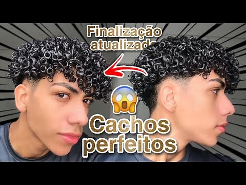 UPDATED FINISHING MEN'S CURLY HAIR / how to make hair curly