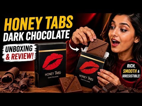 🍫 Dark Chocolate Lovers Must Watch This! | Honey Tabs
