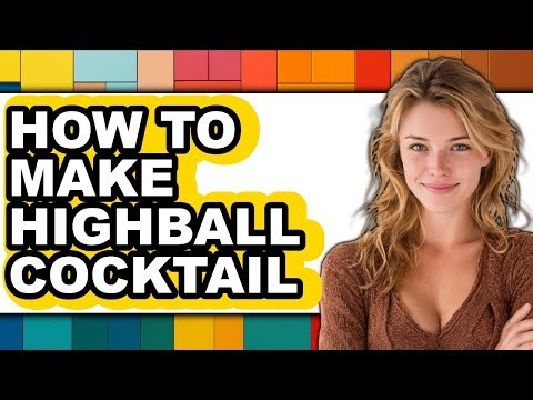 How To Make Highball Cocktail - Step By Step