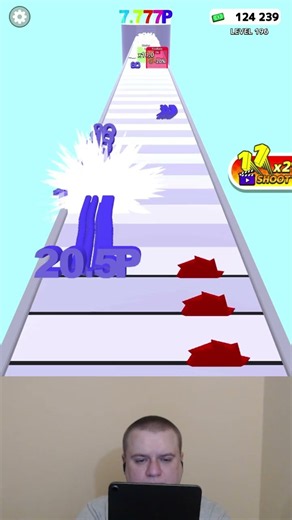 Number Merge Run : Shooting ❗Level 196❗#shorts #games #NumberMergeRun