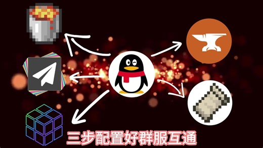 【三步完成】我的世界：群服互通