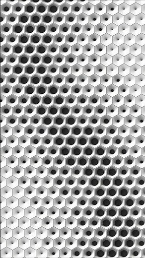 # 318 : Parametric Hexagon Tiling Facade #parametric #facade #그래스호퍼 #grasshopper #architecture