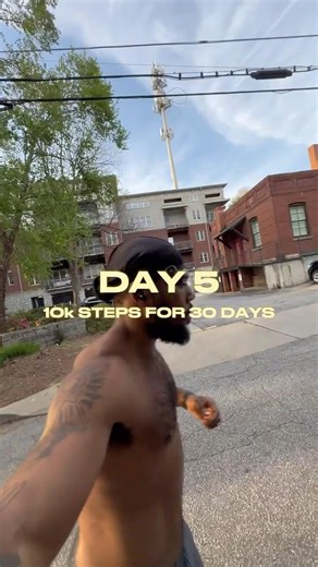 day 5/30 getting 10k steps a day powered by @fkplus_ | step count today: 14.3k