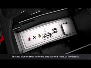 SYNC® with MyFord Touch® Navigation - Understanding the SD Card