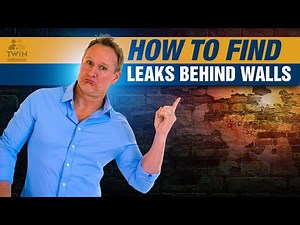 How to find RAIN water leaks behind your walls....