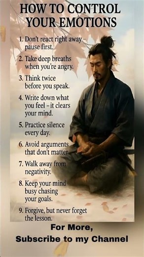 9 Ways to Control Your Emotions Like a Warrior | Human Psychology | USA | Australia | Canada |UK|UAE