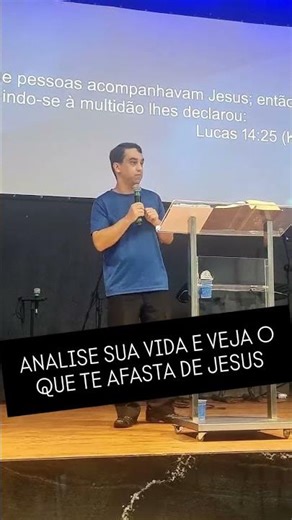 ANALISE A SUA VIDA E VEJA O QUE TE AFASTA DE JESUS #ifcgrimaldi #claudineisaldanha