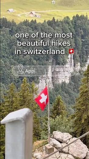 🇨🇭 Experience one of Switzerland’s most iconic hikes! 📍 Route: Wasserauen → Äscher → Seealpsee