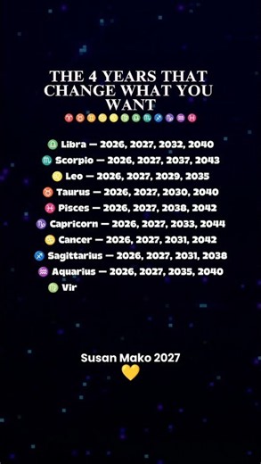 Zodiac Sign Year 2027 ✨ The Year You May Start Wanting More From Life