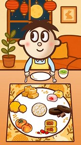 The Mid-Autumn Festival is a traditional Chinese celebration during which families gather to share mooncakes, symbolising reunion and gratitude.🎑🌕 #midautumnfestival #chinese #traditional #mooncakes #sweets #wantwant #mukbang #animation #film #cartoon | Want Want