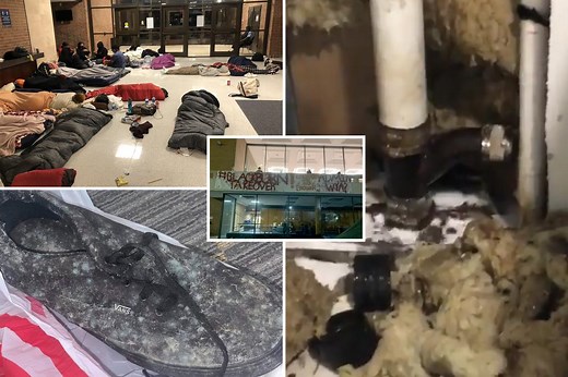 Howard students camp in tents on campus to protest poor housing conditions