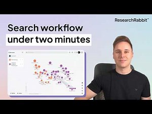 Building your first ResearchRabbit search workflow (in under two minutes)