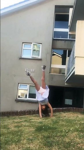 Cartwheel epic fail 😀😀