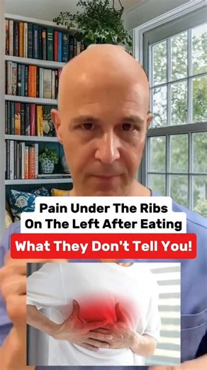 Pain under the ribs on the left after eating. What They Don't Tell You! #health #healthy #healthtips #usa_tiktok #usatiktok | Dr Tips