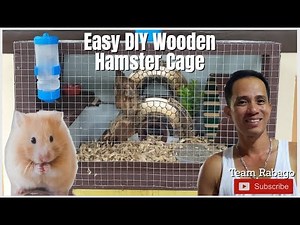 Easy DIY Wooden Hamster Cage
