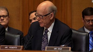 "Senator Wyden, I've got a Valium pill here you might want to take..." In a heated exchange, Senator Pat Roberts offered a Valium to Senator Ron Wyden during Steven Mnuchin's confirmation hearing http://cnn.it/2iX6gti | CNN