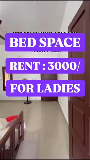 Bismi Homes Kochi | Bed Space For Ladies Rent : 3000/ Edappally Pathadipalam #ernakulam #edappally #bachelorsrent #rentforladies #realestate #rent | Instagram