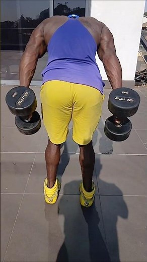 "Dumbell Triceps Kickbacks /Build Stronger Arms with Perfect Form"