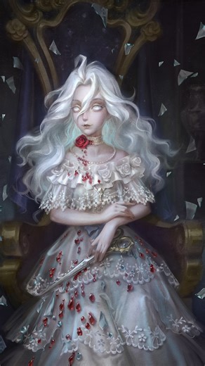 26K views · 2.1K reactions | Dear Visitors, In the tapestry of abundance, she wears the crown of everything A queen of seemingly endless wealth, yet a silent girl of an unfulfilled wish？ Bloody Queen SS costume False Hope will be available on Feb.7. #IdentityV #BloodyQueen | Identity V | Facebook