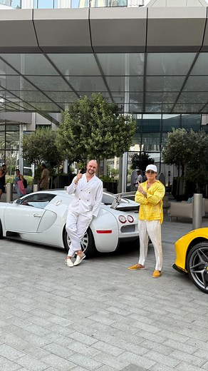 VLAD BYKOV on Instagram: "Bugatti or Ferrari ? Yellow & White style? Men’s silk suits"