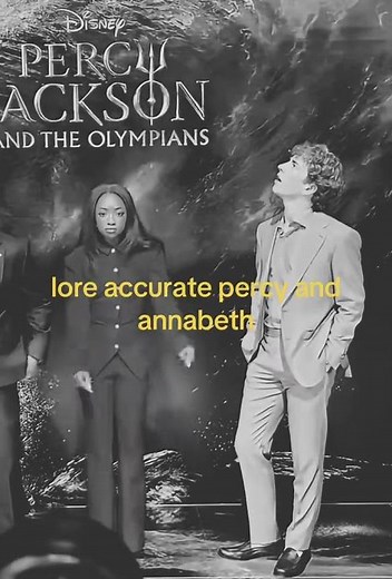 lore accurate percy and annabeth #percyjackson #booktok #pjo | credit: @scobell_vfx