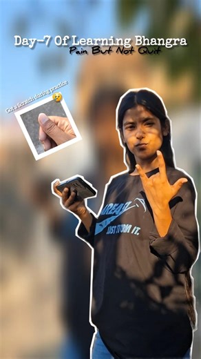 Day 7 of Learning Bhangra From Scratch | Pain But Still Practicing 💃🔥#shorts #bhangra #bhangradance