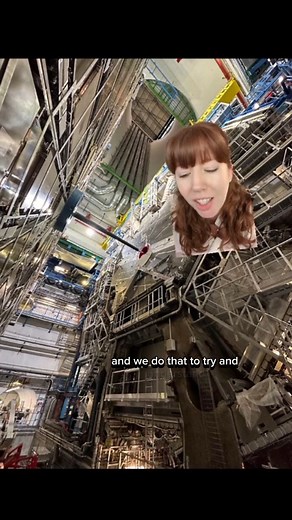 31K views · 43 reactions | This is the ATLAS experiment at CERN! It's one of a few places where the Large Hadron Collider smashes particles together at almost the speed of light to create new particles in order to understand our universe on the smallest scales! Pretty cool science, right?! #physics #amazing #CERN | Particle Clara | Facebook