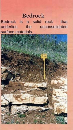 Bedrock #geology