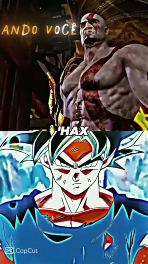 Lady Gaga - [ AMV ] - Poker Face (Slowed) / Goku VS Kratos #music #anime #lofi #beats #otaku #shorts