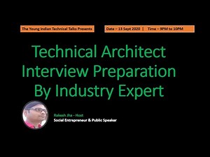 [ TYIT Talks ] Technical Architect Interview Preparation | interview questions by Industry Expert