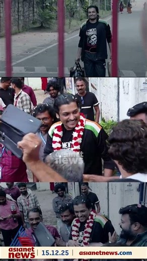 രാഹുൽ ഈശ്വർ ജയിൽ മോചിതനായി, സ്വീകരിച്ച് മെൻസ് അസോസിയേഷൻ പ്രവർത്തകർ