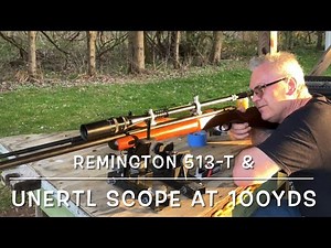Remington 513-t and Unertl 14x scope out to 100 yards with Norma tac-22 ammo