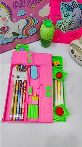 Barbie Geometry Box Filling With Cute Stationery 📚