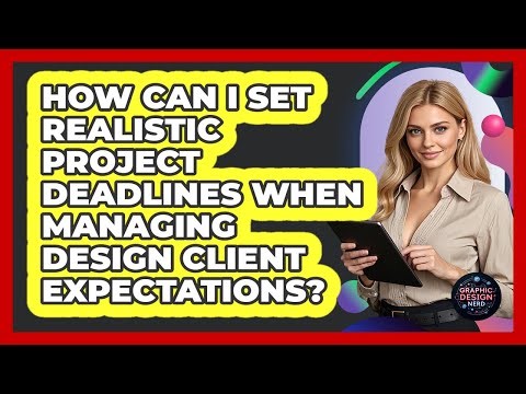 How Can I Set Realistic Project Deadlines When Managing Design Client Expectations?