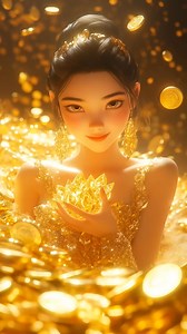 Visit by the Golden Goddess #money #gold #wealth #lotto | Shop Variety