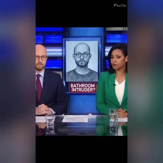 AWKWARD! News Anchor Reacts to Bathroom Mystery Lurker Report On-Air! 🤦‍♂️😂 During a routine morning broadcast, the newsroom accidentally pulls up a very unfortunate bathroom-related graphic behind the anchors — and the entire moment turns painfully awkward in real time. One anchor instantly notices the… uh… questionable illustration, while the other keeps trying to stay professional as the tension climbs. Their reactions, sideways glances, and barely-held-together composure create one of the 