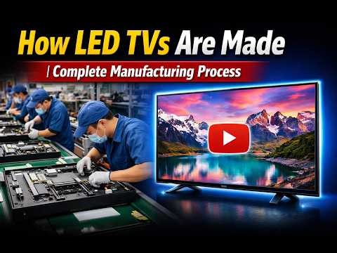 How LED TVs Are Manufactured | Complete TV Screen Manufacturing Process
