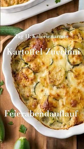 🔥Kalorienarmer Kartoffel-Zucchini-Auflauf – mein liebstes „Füße-hoch“-Essen! 🥘