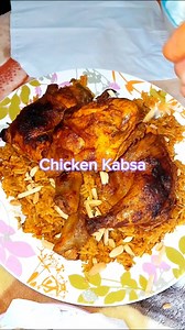 Lutoserye | Ang aking version ng chicken kabsa. Ingredients nakasulat sa baba. Ingredients: 2cups Basmati rice Whole Chicken 1/4 cup ghee (butter or oil will do) 2pcs large onion 8 cloves garlic 1 large tomato 1 capsicum 2 pcs green chilli (optional) 1/2 tsp turmeric powder 1/2 tsp cumin powder 1 tsp chilli powder (optional) 1 and 1/2 tsp kabsa spices 1/2 tsp coriander powder (optional) 3pcs cloves 3pcs cardamom 1 pc dried lemon Bayleaf Cinnamon stick 3/4 tsp black pepper Salt to taste Maggi cub