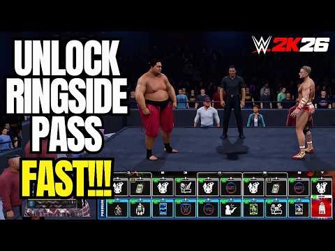 Fastest Grind Method to Unlock the WWE 2K26 Ringside Pass Battle Pass