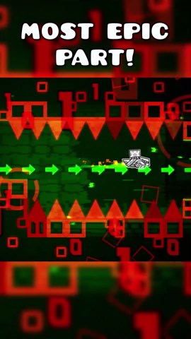 Most EPIC part in the level #geometrydash #deluxe12 #shorts