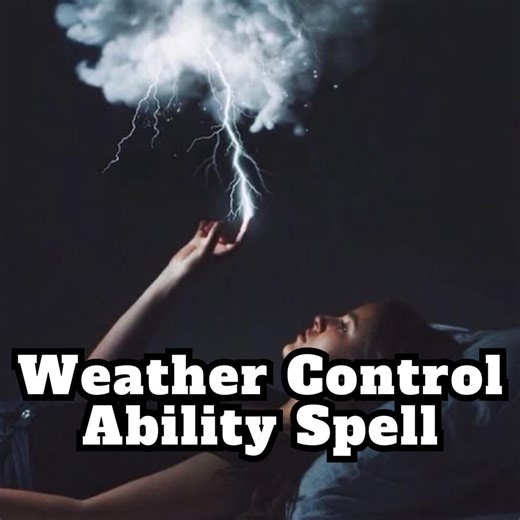Weather Control Ability Spell, Powerful Weather Magic Ritual, Control Rain Wind Storm Energy, Nature Manifestation Spell, Same Day Cast - Etsy