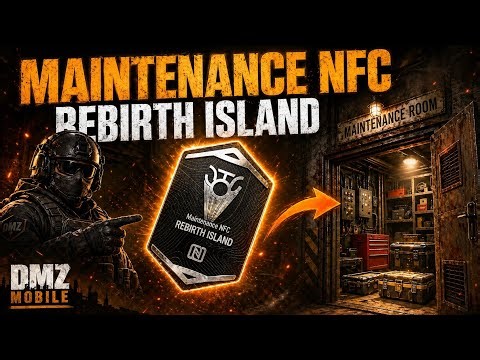 Maintenance NFC in Rebirth Island | Secret Room Key Card