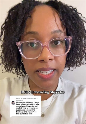 Replying to @Julie the ND BCBA that’s great! One thing I hope we’re continuing to learn as a field is that some of us within the ABA profession are neurodivergent too. Clear onboarding systems, explicit expectations, and structured supports aren’t “hand-holding”. They actually support executive functioning and reduce unnecessary stress for everyone!