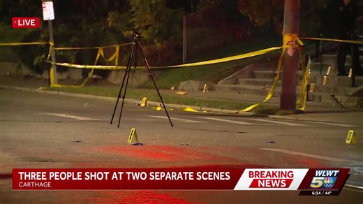 Police: 3 people shot across multiple scenes in Carthage overnight