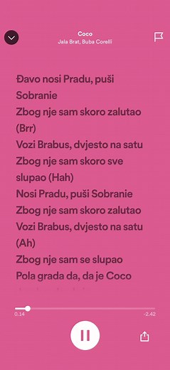 Coco - Jala Brat ft. Buba Corelli: Sped Up Balkan Speed Song