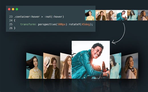 CSS not:(hover) 效果