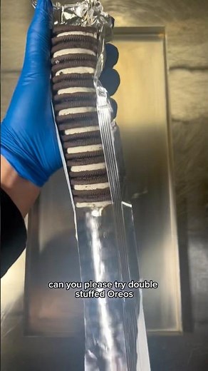 Double stuff freeze dried Oreo experiment