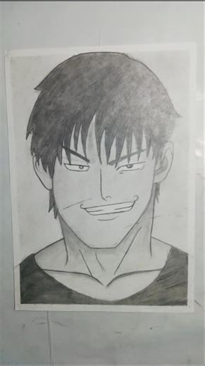 Toji Anime Drawing🔥 #anime #art #drawing #toji #shorts #ytshorts